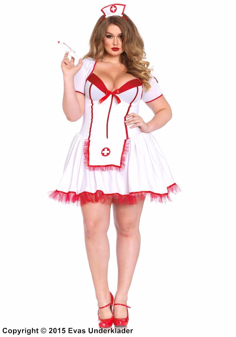 Curvy Nurse Costume, plus size